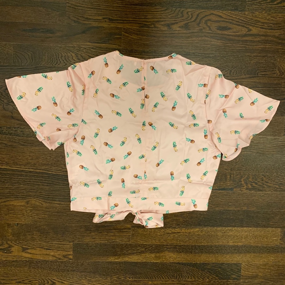 🎉HOST PICK English Factory Pineapple-Print Top - Picture 5 of 7